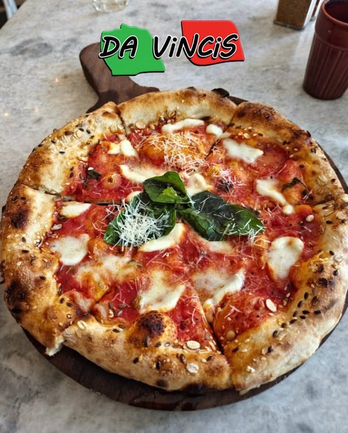 Italian Pizzas served at Da Vincis takeaway in Newcastle 
